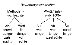 Bewertungswahlrechte