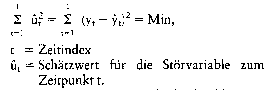 Eingleichungsmodell-Schätzung