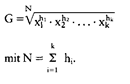 geometrisches Mittel