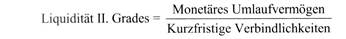 Liquidität II. Grades