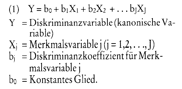 Diskriminanzanalyse, multiple (MDA)