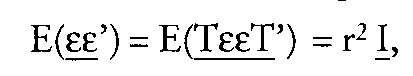 GLS- (Generalized Least Squares) Schät­zung