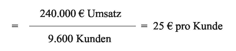 Einkaufsbetrag, durchschnittlicher