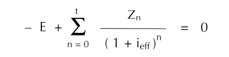 Effektivverzinsung