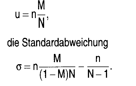 hypergeometrische Verteilung